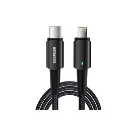 Дата кабель USB-C to Lightning 2.0m 20W black Essager (EXCTL-CGA01)