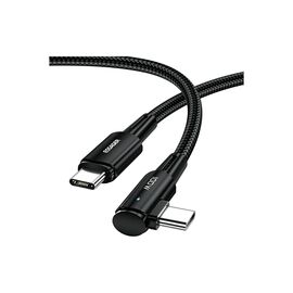 Дата кабель USB-C to USB-C 3.0m 100W 90° corner black Essager (EXCTT1-CGWTC01)