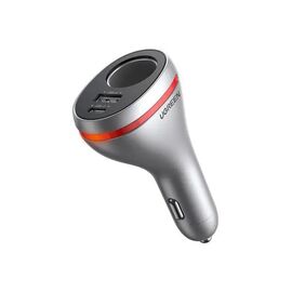 Зарядное устройство Ugreen USBC PD20W + USB QC3.0 silver (60712)