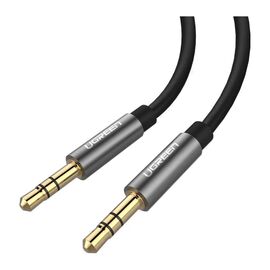Кабель мультимедийный 3.5mm M to 3.5mm M 1.5m AV119 black Ugreen (10734)