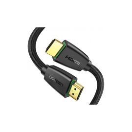 Кабель мультимедийный HDMI M to HDMI M 2.0m braided HD118 black Ugreen (40410)