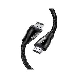 Кабель мультимедийный HDMI M to HDMI M 5.0m braided HD140 black Ugreen (80405)