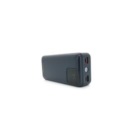 Батарея универсальная Remax 30000mAh, 22.5W, USB+Type-C, with cables Lighting+Type-C, Black (RPP-550)