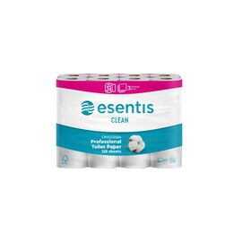 Туалетная бумага Esentis Clean 3 слоя 24 рулона (5944582190443)