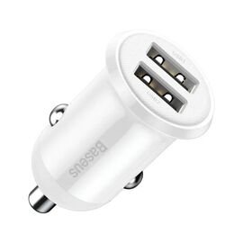 Зарядное устройство Baseus 2xUSB 24W Grain Pro (CCALLP-02)