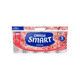 Туалетная бумага Smart Tissue Essential Peach 3 слоя 10 рулонов (5944582100138)
