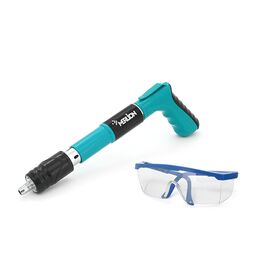 Гвоздезабиватель Voltronic YT40291 для пироксилиновых гвоздей 7,3мм, защитные очки, кейс, Green (YT40291)