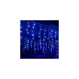 Гирлянда Voltronic Бахрома Blue 120 LED, 4х0,6 м, 8 режимів (RH-02-120/4/0,6/20B)