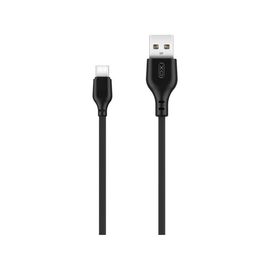 Дата кабель USB 2.0 AM to USB-C 1.0m 2.1A black XO (XO-NB-103-TC-1-BK)