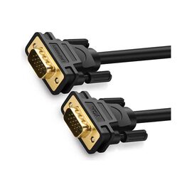 Кабель мультимедийный VGA M to VGA M 2.0m VG101 black Ugreen (11646)