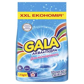 Стиральный порошок Gala Аква-Пудра Морская свежесть для цветных вещей 5.4 кг (8006540518168)