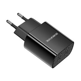 Зарядное устройство BOROFONE BA53A 2xUSB 10.5W black (6931474739131)