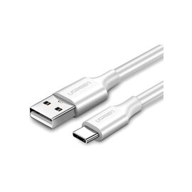 Дата кабель USB 2.0 AM to USB-C 0.25m 3A US287 white Ugreen (60119)
