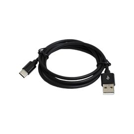 Дата кабель USB 2.0 AM to USB-C 1.0m 2.4A black Patron (CAB-PN-USB-TYPEC-1-B)