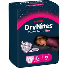 Підгузки Huggies DryNites для дівчаток 13+ років, 9 шт (5029053583679)