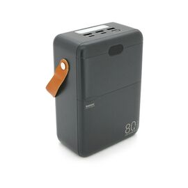 Батарея універсальна Remax 80000mAh, PD, QC/27W+22.5W, 3*USB, Type-C, Black (RPP-118)
