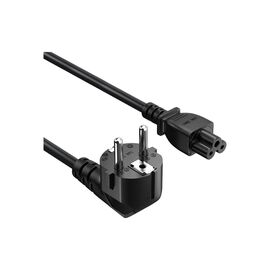 Кабель живлення C5 1.0m black ColorWay (CW-CBP084-BK)