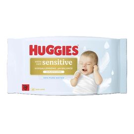 Детские влажные салфетки Huggies Pure ExSens 48х8 (5029053585543)