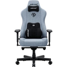 Крісло ігрове AndaSeat Kaiser 3E Fabric XL Gray/Blue (AD23YC-XL-09-T-CF-T01)