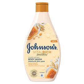 Гель для душа Johnson's Vita-Rich Ухаживающий с йогуртом, овсом и медом 250 мл (3574661509211/3574661385631)