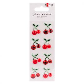 Набор для творчества Santi Вишеньки аплікація зі страз самоклеючих 7х14 см (743035)