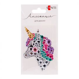 Набор для творчества Santi Єдиноріг аплікація зі страз самоклеючих 7х9 см (743025)