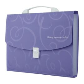 Папка - портфель Buromax A4/35мм, BAROCCO, violet (BM.3719-07)