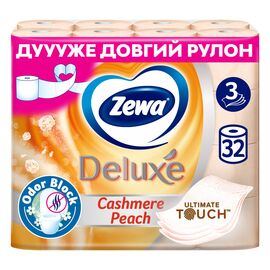 Туалетний папір Zewa Deluxe Персик 3 шари 32 рулони (7322542544631)