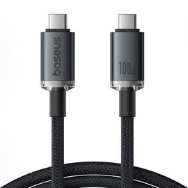 Дата кабель USB-C to USB-C 1.5m 100W USB3.2 20Gb black Baseus (P10318204111-00)