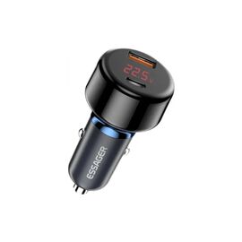 Зарядний пристрій Essager 1xUSB-C 65W + 1xUSB blue (ECCPD-HJ03)