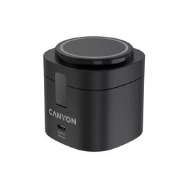 Зарядний пристрій Canyon 4-in-1 wireless charging stand 30W + charger 65W + cable 1.0m black (CNS-WCS405B)