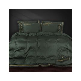 Постільна білизна MirSon Сатин Imperial Satin Emerald 175х210 двоспальний (2200008576240)