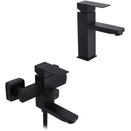 Смеситель Kroner Edelstahl Kubus-SCH010 + змішувач Edelstahl Kubus-SCH060 (CVS30160)