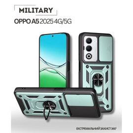 Чохол до мобільного телефона BeCover Military Oppo A5 2025 4G/5G Dark Green (714573)