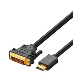 Кабель мультимедийный HDMI M to DVI M 1.5m HD106 black Ugreen (11150)