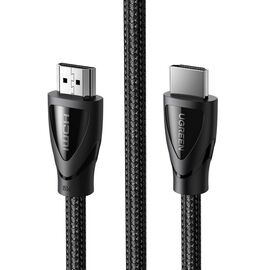 Кабель мультимедийный HDMI M to HDMI M 1.5m braided HD140 black Ugreen (80402)