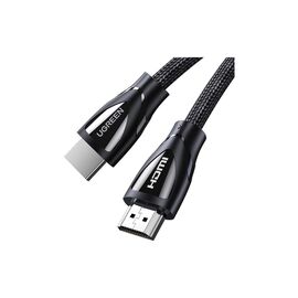 Кабель мультимедийный HDMI M to HDMI M 2.0m braided HD140 black Ugreen (80403)