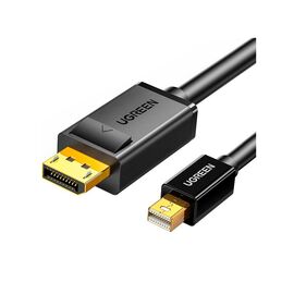 Кабель мультимедійний miniDisplayPort M to DisplayPort M 1.5m MD105 black Ugreen (10477)