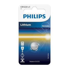 Батарейка Philips CR1220 PHILIPS Lithium (CR1220/00B)