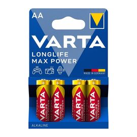 Батарейка Varta AA Longlife Max Power щелочная * 4 (04706101404)