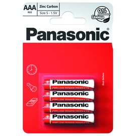Батарейка Panasonic AAA R03 RED ZINK * 4 (R03REL/4BP)