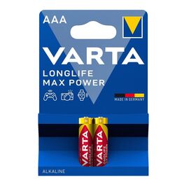 Батарейка Varta AAA Longlife Max Power щелочная * 2 (04703101412)