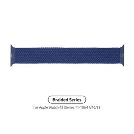 Ремешок для смарт-часов Armorstandart Braided Solo Loop для Apple Watch 42 (Series 11-10)/41/40/38 Atlantic Blue Size 6 (144 mm) (ARM58068)