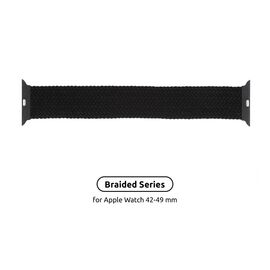 Ремешок для смарт-часов Armorstandart Braided Solo Loop для Apple Watch 49/46/45/44/42 (Series 1-3) Charcoal Size 6 (148 mm) (ARM58072)