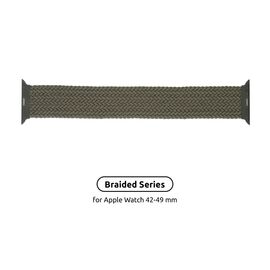 Ремешок для смарт-часов Armorstandart Braided Solo Loop для Apple Watch 49/46/45/44/42 (Series 1-3) Inverness Green Size 10 (172 mm) (ARM58077)