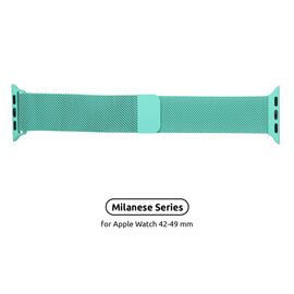 Ремешок для смарт-часов Armorstandart Milanese Loop для Apple Watch 49/46/45/44/42 (Series 1-3) Mint Green (ARM55260)