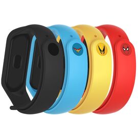 Ремешок для фитнес браслета Armorstandart комплект 4шт Xiaomi Mi Band 4/3 Superhero Edition (ARM77062)