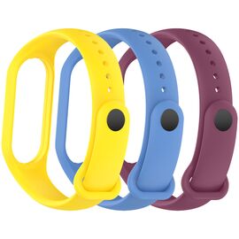 Ремешок для фитнес браслета Armorstandart комплект 3шт Xiaomi Mi Band 7/6/5 New Style Viola (ARM87046)