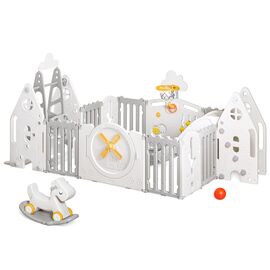 Детский манеж Mealux Forto Grey (KD-C051 Grey / White)