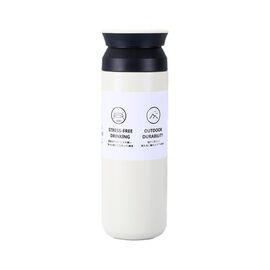 Термос Merlion Travel Tumbler 500 мл, подвійна кришка, білий (SUS-304-500Wh)